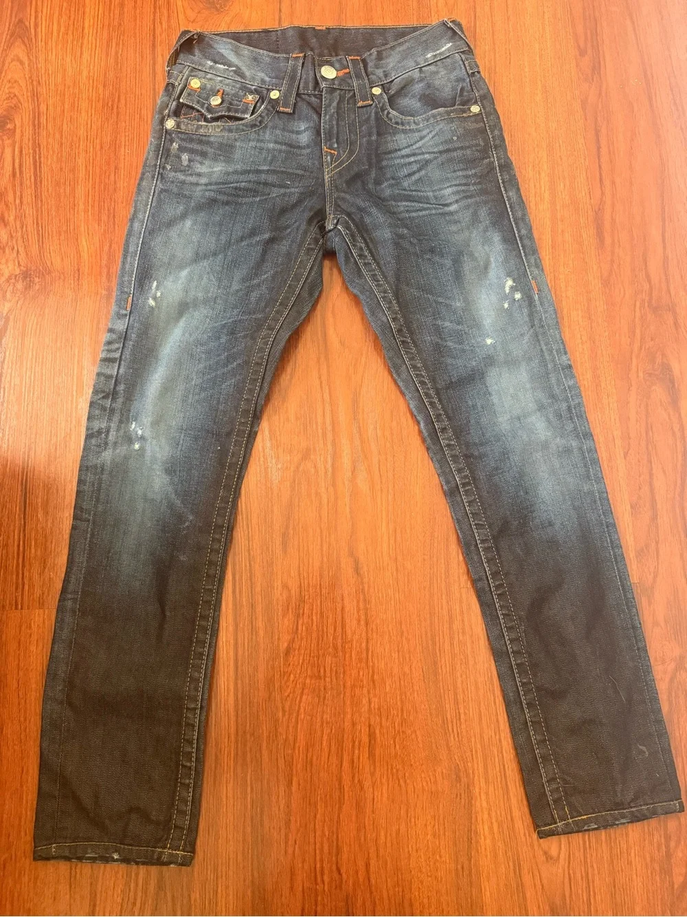 True Religion Men's Dark Blue Slim Jeans